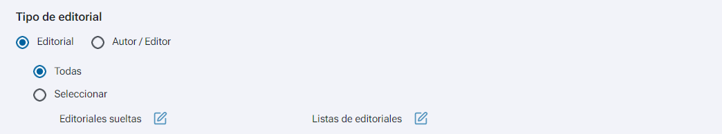 Tipo de editorial