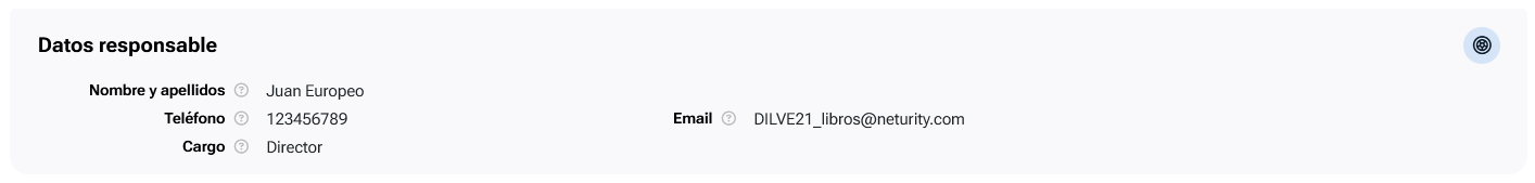 Datos responsable
