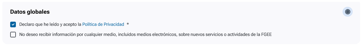 Datos globales
