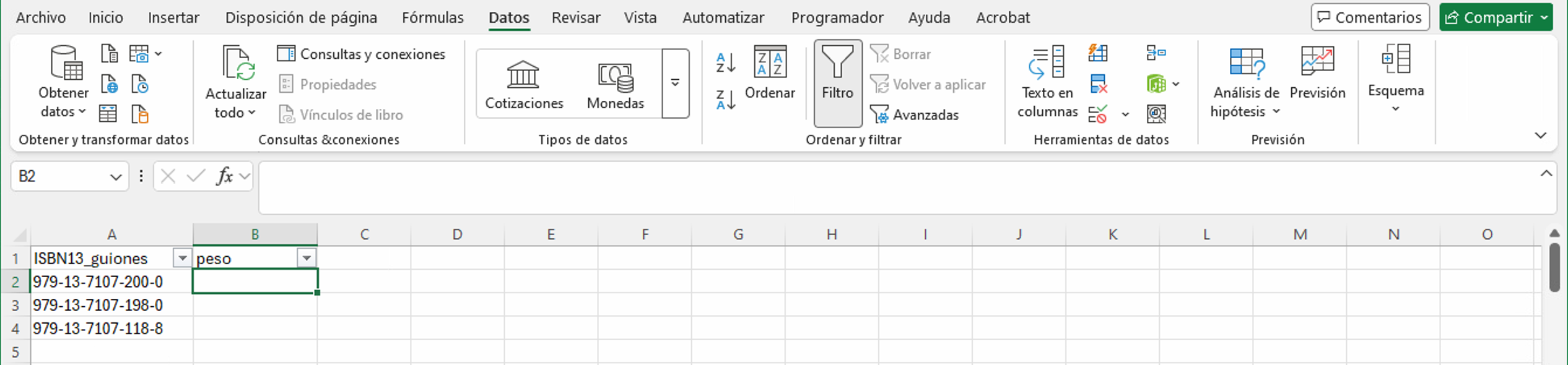 Contenido restante